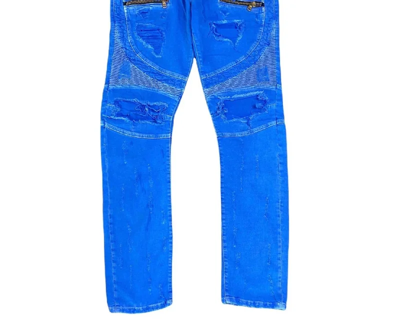 Men's Lee Jean In Cobalt Blue Traditional Men's Wool Traditional Men's Wool