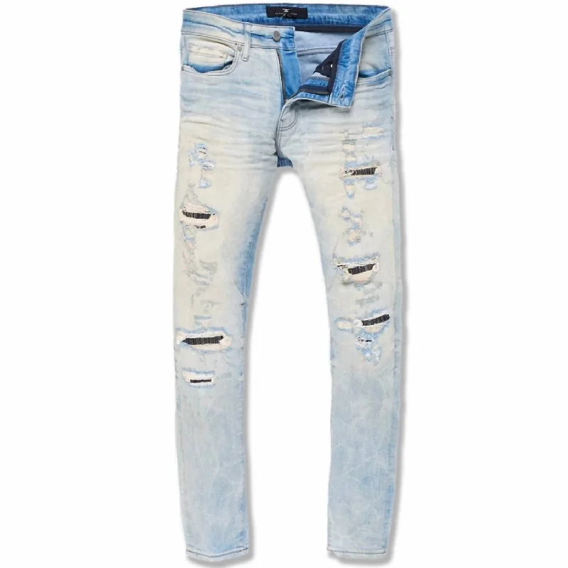 Men's Ross Bayside Denim Jean In Iced Lager Sporty Men's Athleisure  Sporty Men's Athleisure 