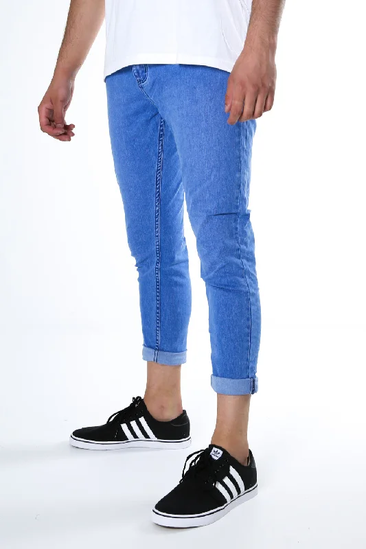 Rollies Jean Bold Blue Edgy Men's Punk Edgy Men's Punk