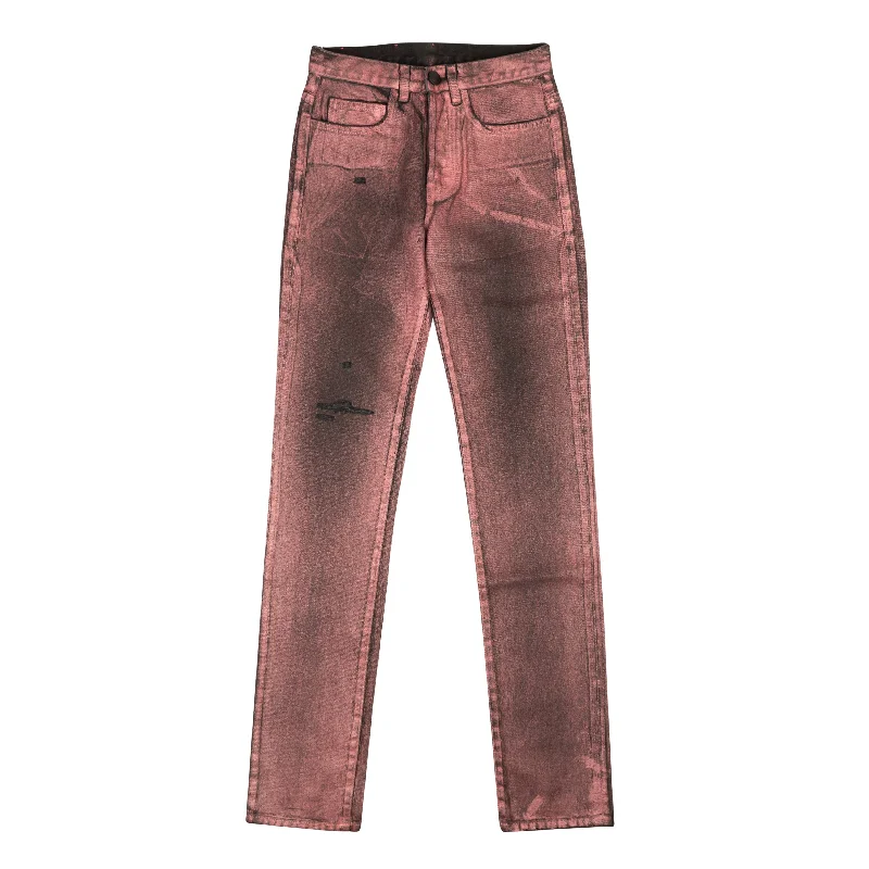 Sp5Der Wash Jeans - Metallic Bold Men's Statement Bold Men's Statement